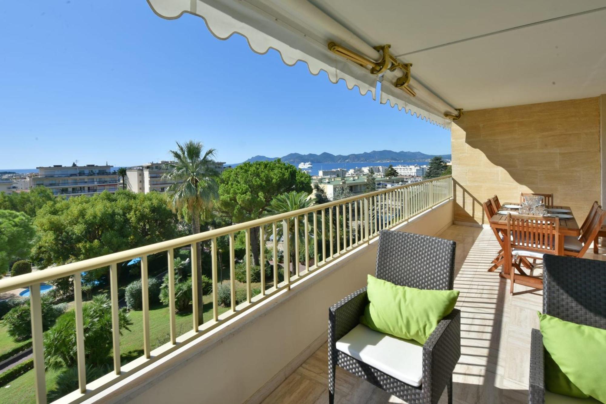 Close To Downtown Cannes Swimming Pool And Sea View Exterior foto